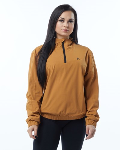 Alphalete Woven Performance Jacket Chestnut | OKEU-42675