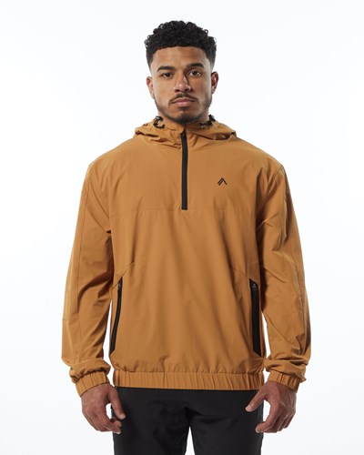 Alphalete Woven Performance Jacket Chestnut | UHPT-03874