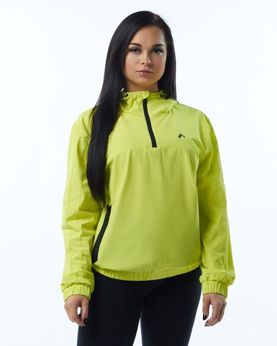 Alphalete Woven Performance Jacket Citrus Slice | CEHW-38156