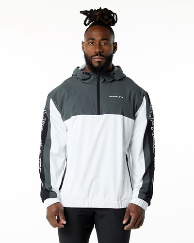Alphalete Woven Performance Jacket Rocky Mountain | VMUX-50693