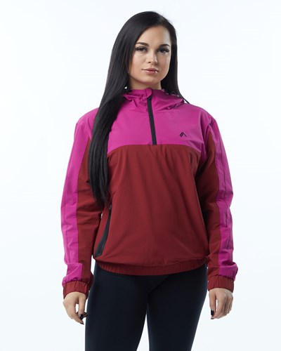 Alphalete Woven Performance Jacket Rosa | AJQS-39586