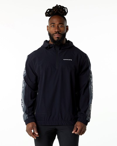Alphalete Woven Performance Jacket Svarta | JSQA-93718