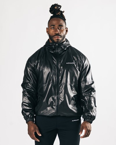 Alphalete Woven Performance Jacket Svarta | KELR-82174