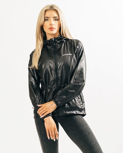 Alphalete Woven Performance Jacket Svarta | YDIO-59784